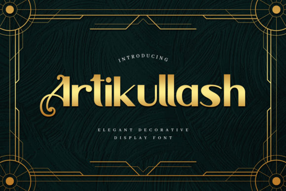 Artikullash: A Bold and Elegant Display Font for Strategic Creativity
