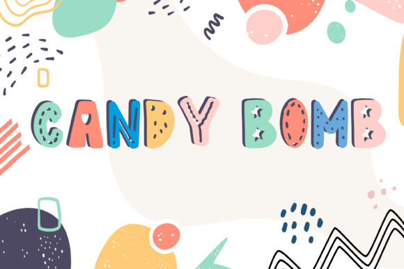 Candy Bomb Font: A Playful Addition to Your Design Projects