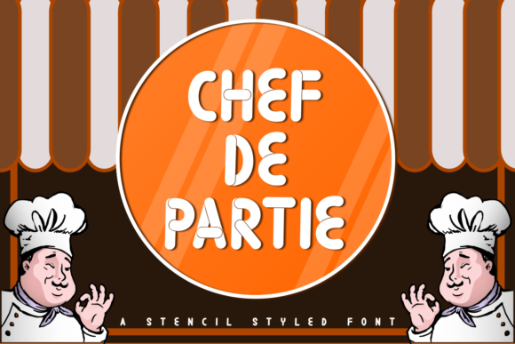 Chef De Partie: A Unique and Quirky Display Font for Eye-Catching Designs