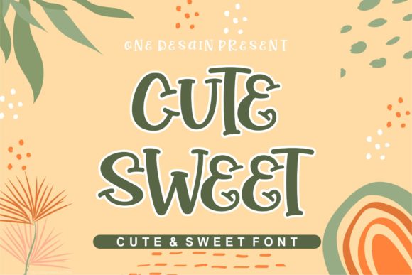 Cute Sweet Font Adds Joy to Your Designs