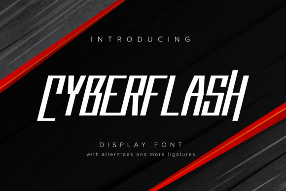 Cyberflash: A Bold Display Font Inspired by Classic Typography