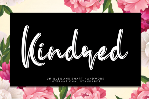 Discover the Timeless Beauty of Kindred: A Handwritten Font with an Elegant Touch