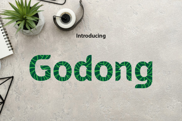 Godong: A Simple and Neat Lettered Display Font for Creative Projects