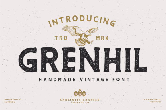 Grenhil: A Bold and Chunky Display Font for Impactful Design