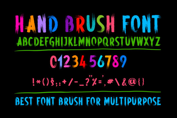 Hand Brush Font