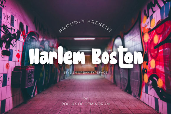Harlem Boston: A Bold Display Font for Impactful Design