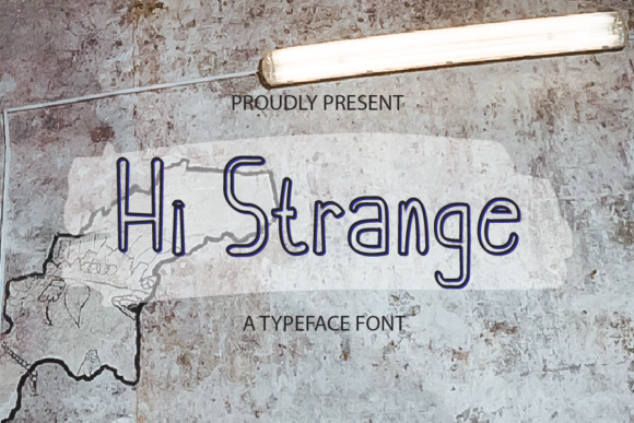 Hi Strange: A Cute and Quirky Display Font That Adds Joy to Your Designs
