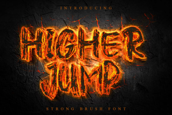 Higher Jump: A Unique Display Font for Creative and Professional Use