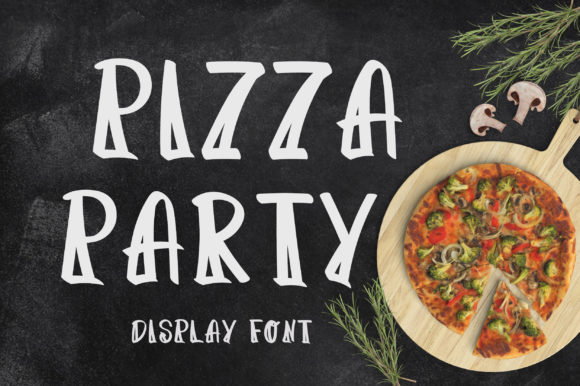 Pizza Party Font for Creative Projects