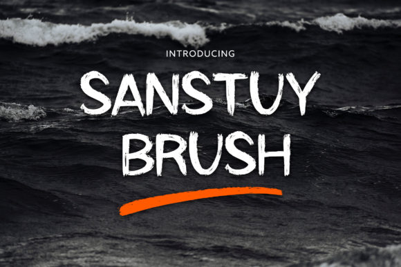 Sanstuy Brush: A Bold and Authentic Display Font for Creative Projects
