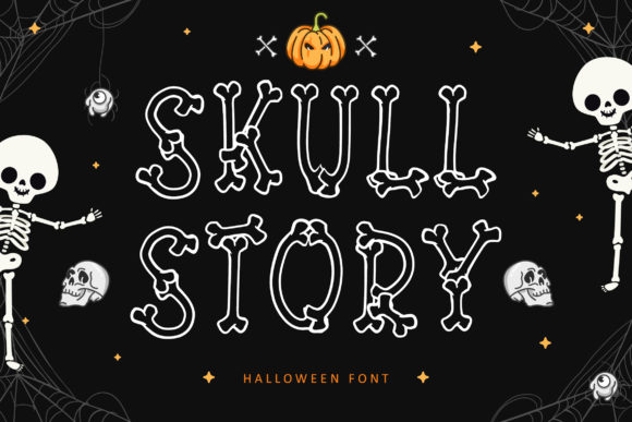 Skull Story: A Spooky Font That Elevates Halloween-Themed Creations