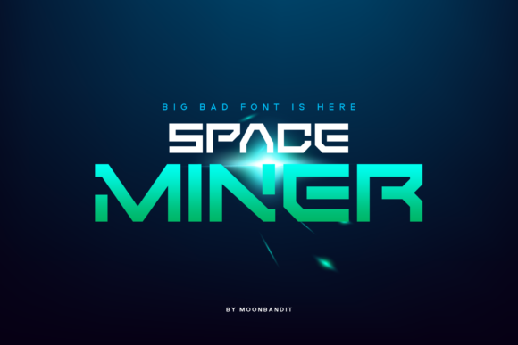 Space Miner Font: A Bold Choice for Creative Designs