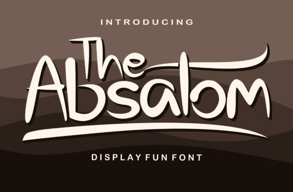 The Absalom: A Timeless Display Font for Creative Projects